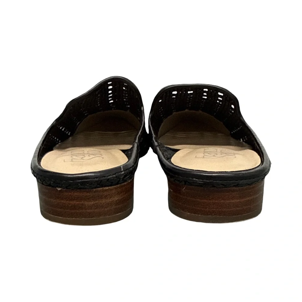 Franco Sarto Sorello Woven Weaved Mules Women’s 6.5 Black - Picture 6 of 9
